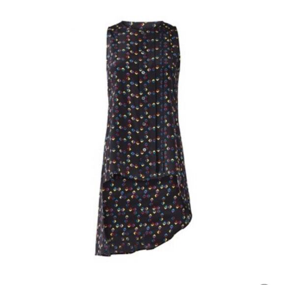 Derek Lam Geometric Black Cuneiform Top Blouse 6 - Picture 10 of 10